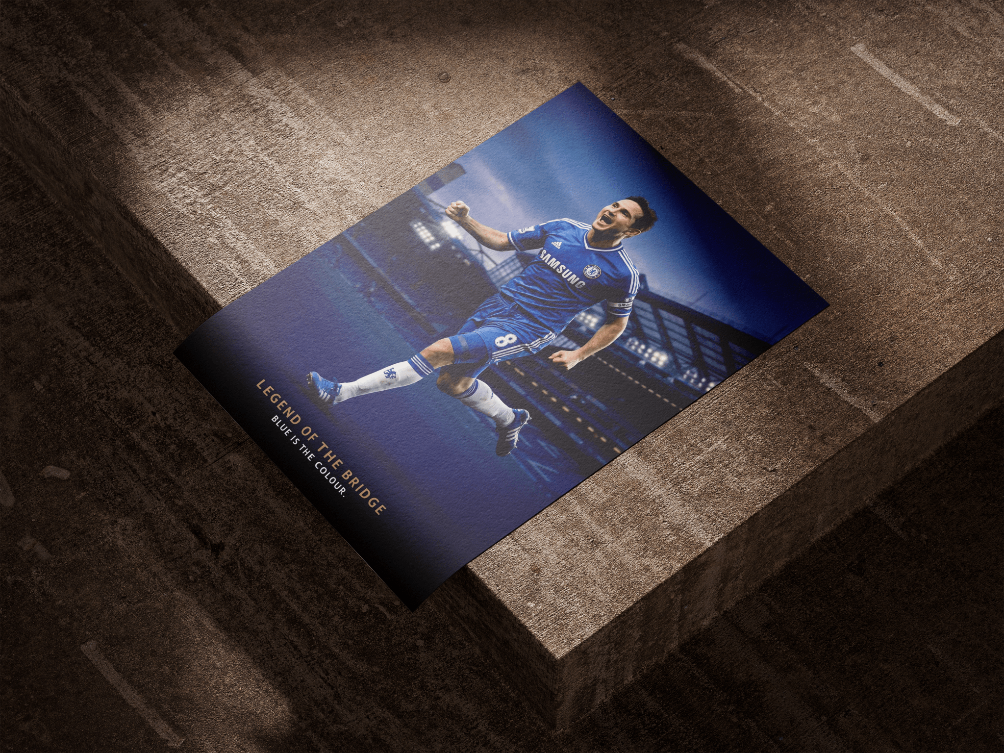 Legend of the Bridge — Chelsea FC poster styled room photo 3