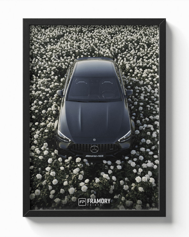 Mercedes C63S White Flowers