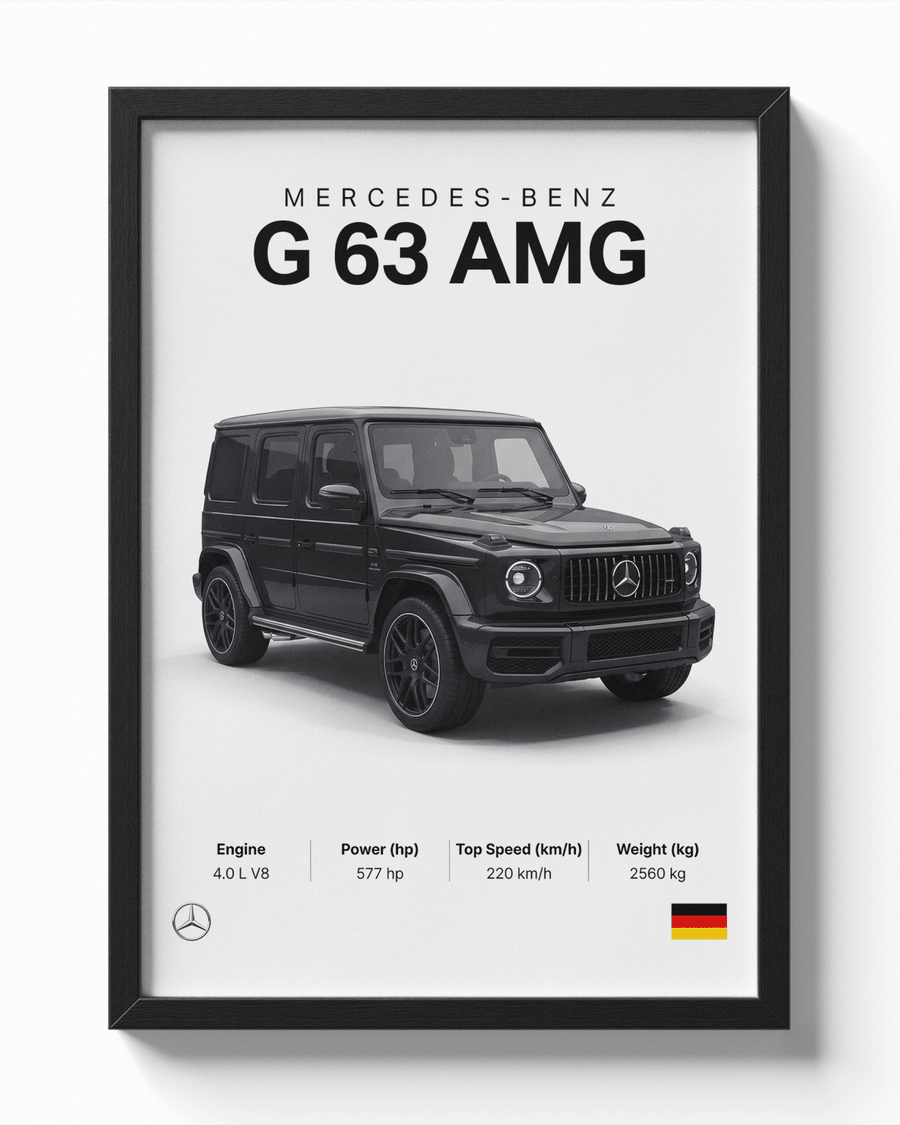 Mercedes G63 AMG poster — Framory Prints