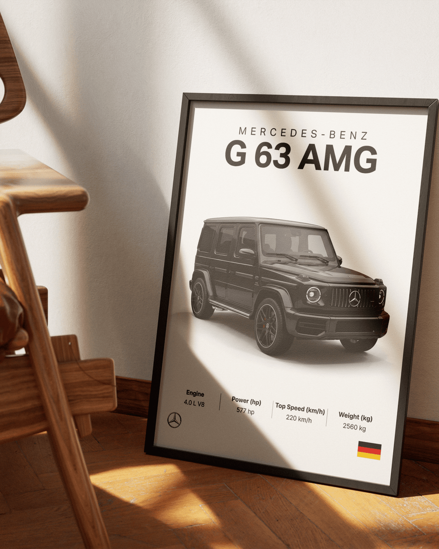 Mercedes G63 AMG poster styled room photo 3
