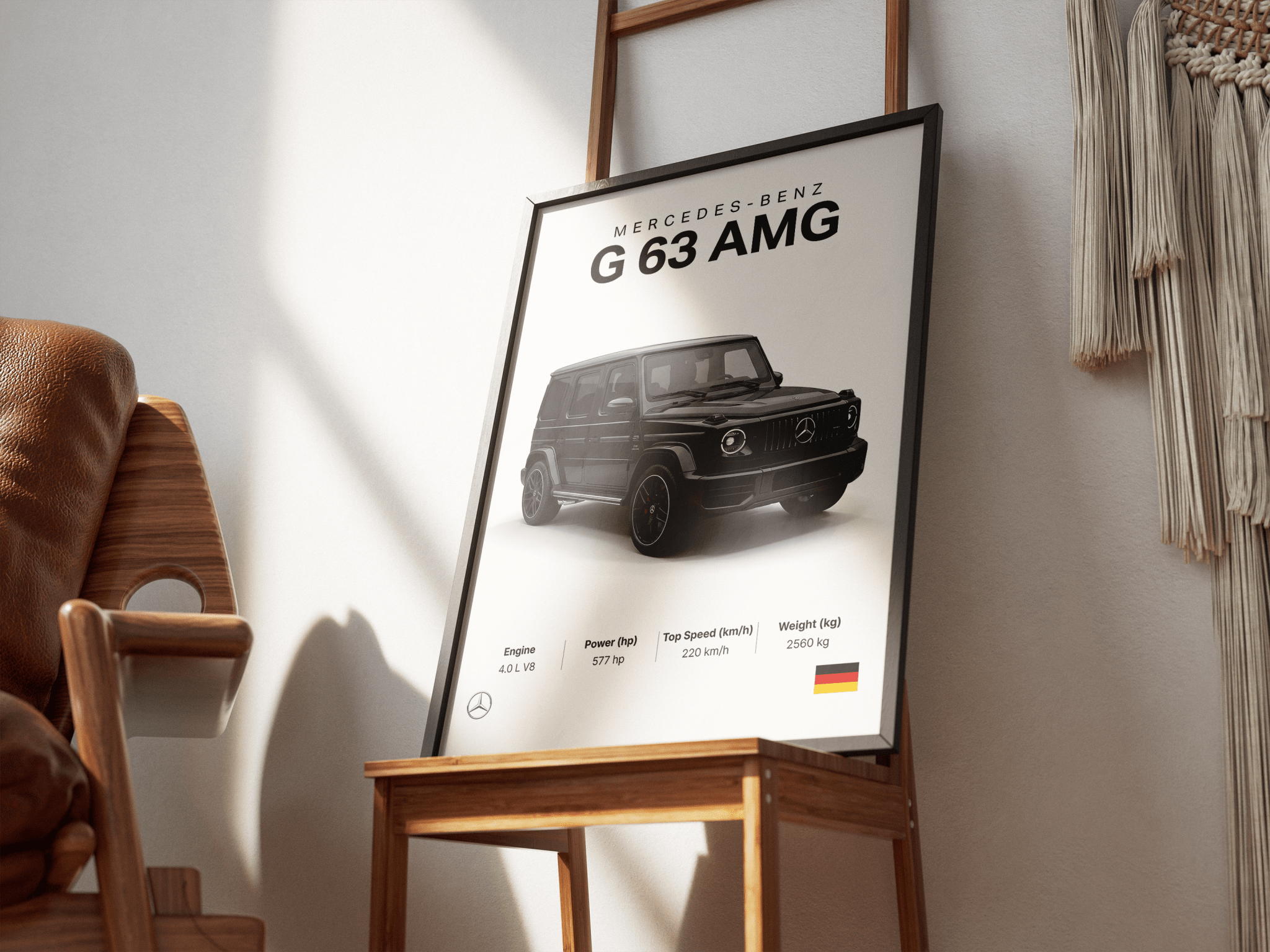 Mercedes G63 AMG poster styled room photo 4
