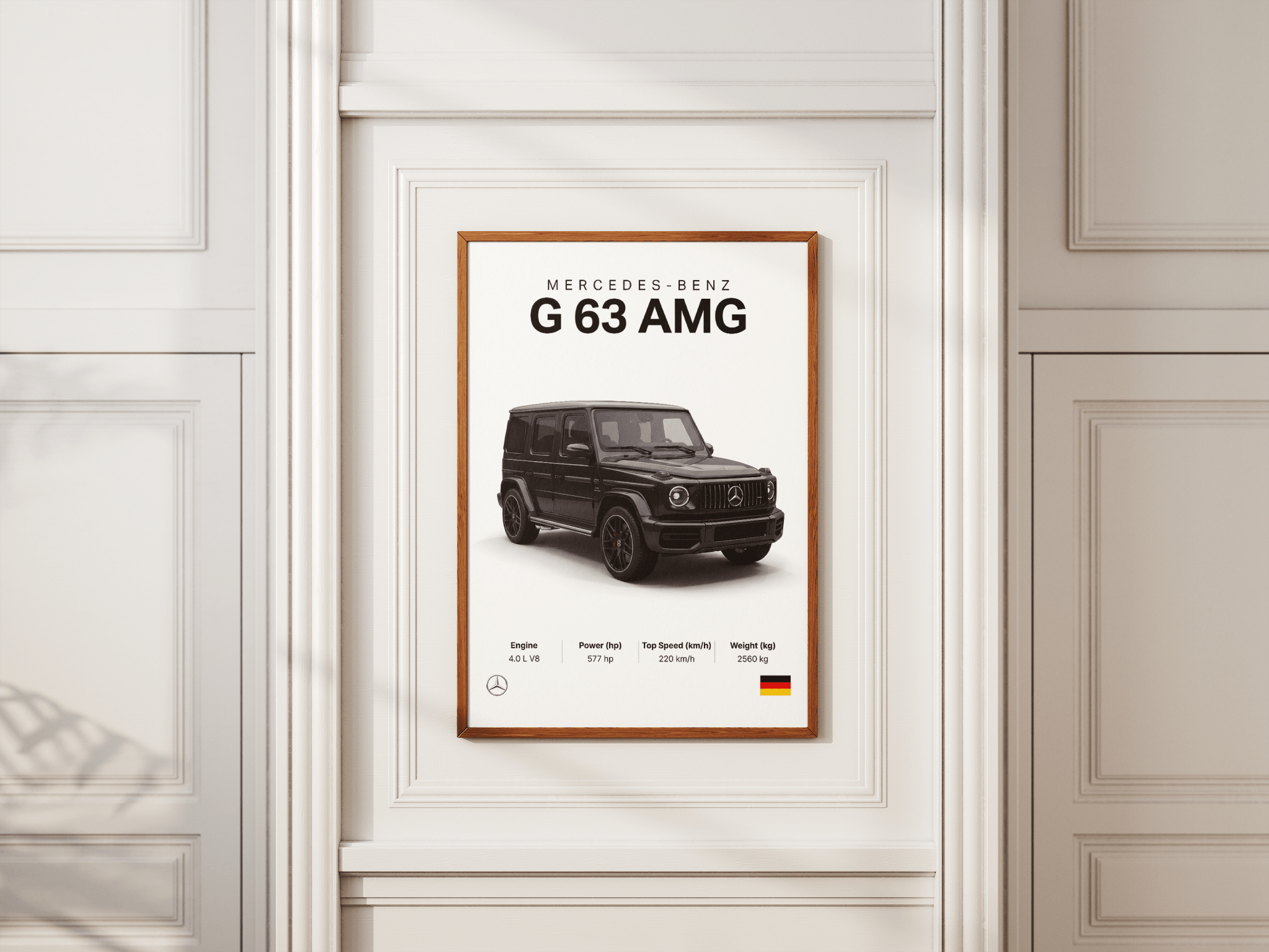 Mercedes G63 AMG poster styled room photo 6