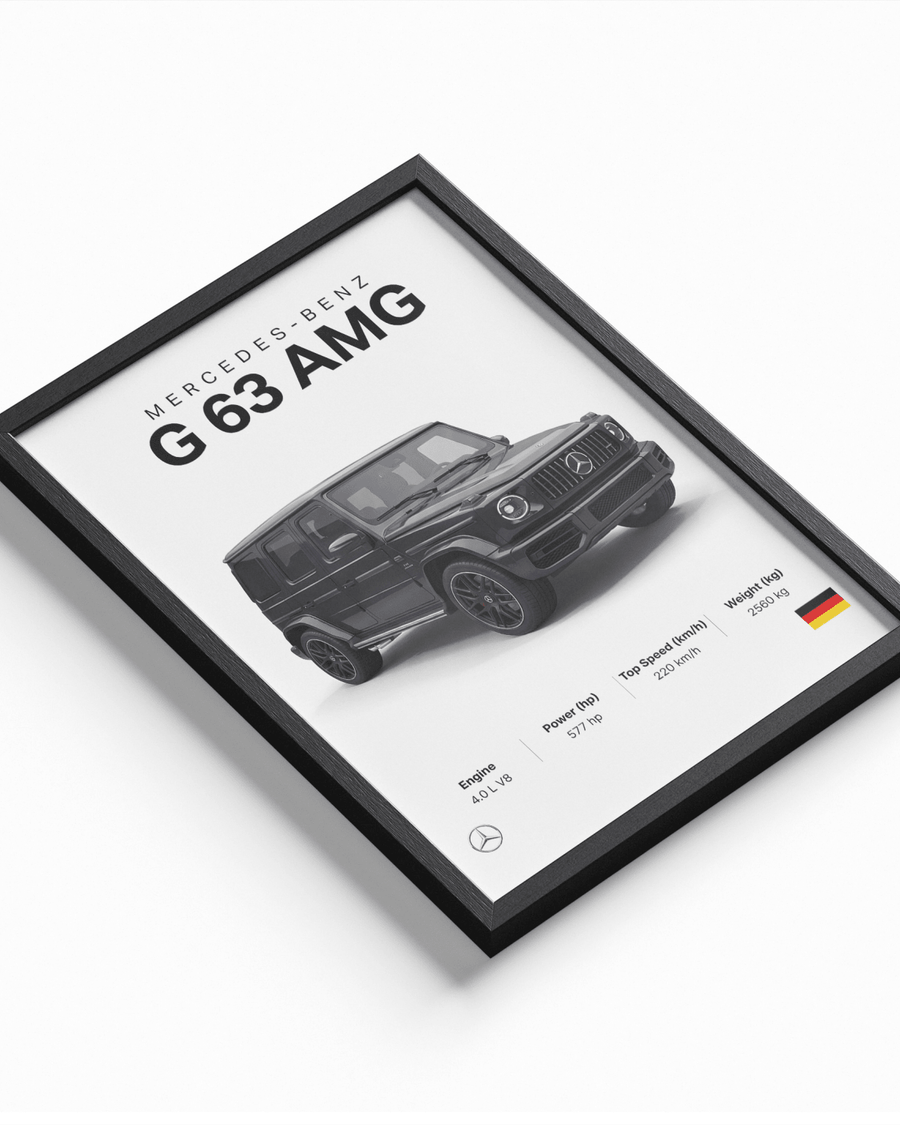 Mercedes G63 AMG poster styled room photo 1