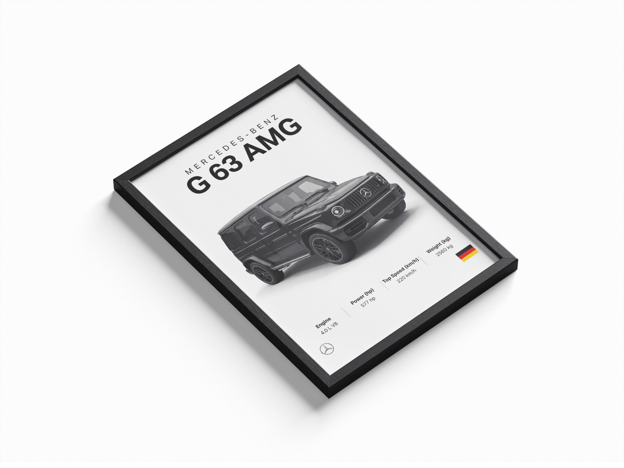 Mercedes G63 AMG poster styled room photo 1