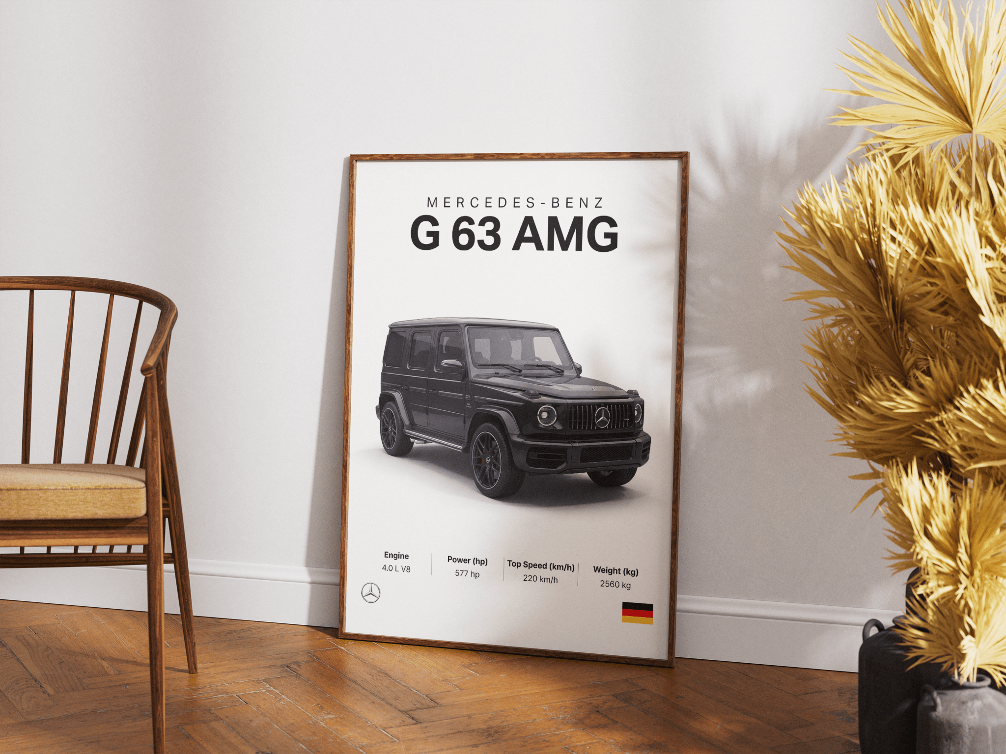 Mercedes G63 AMG poster styled room photo 7
