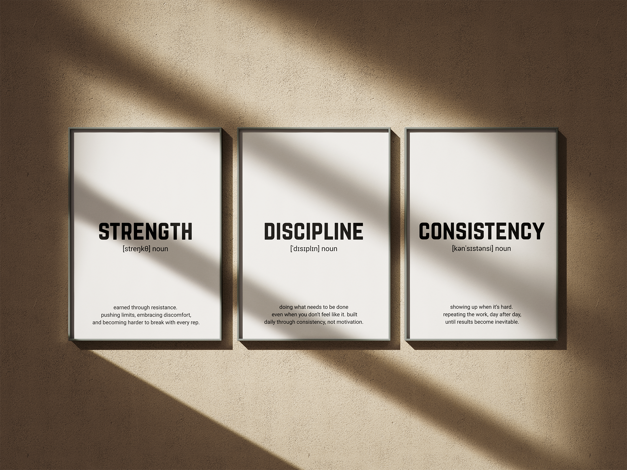 Gym Posters (SET OF 3)