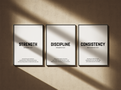 Gym Posters (SET OF 3)