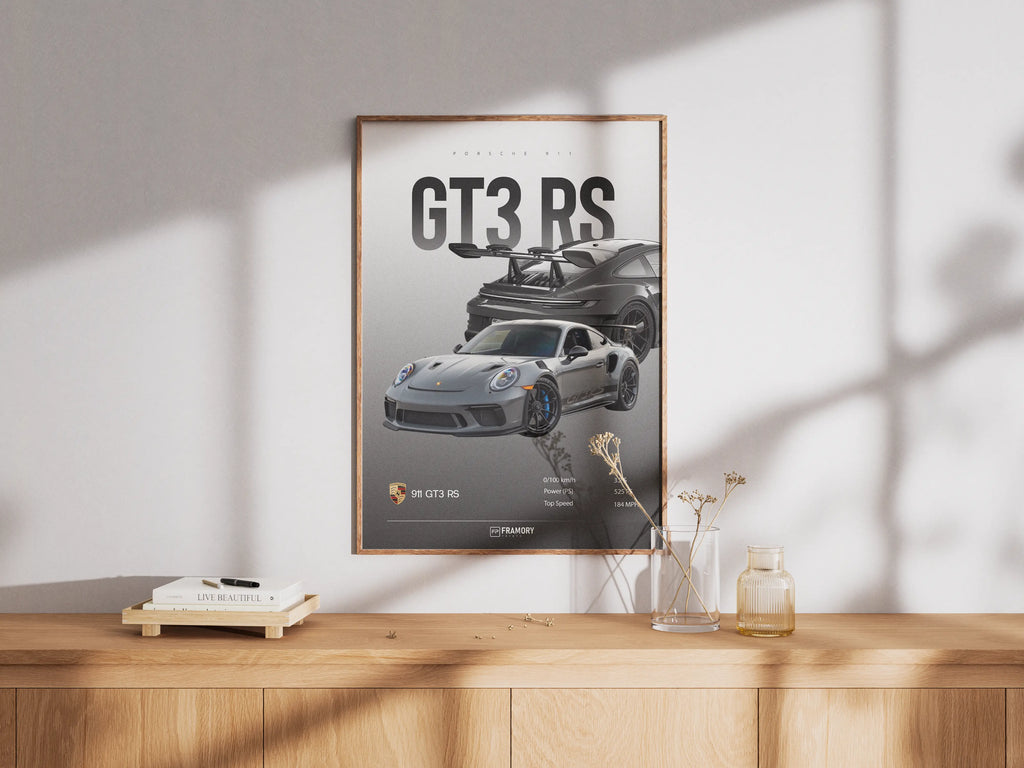 Porsche 911 GT3 RS Framory Prints