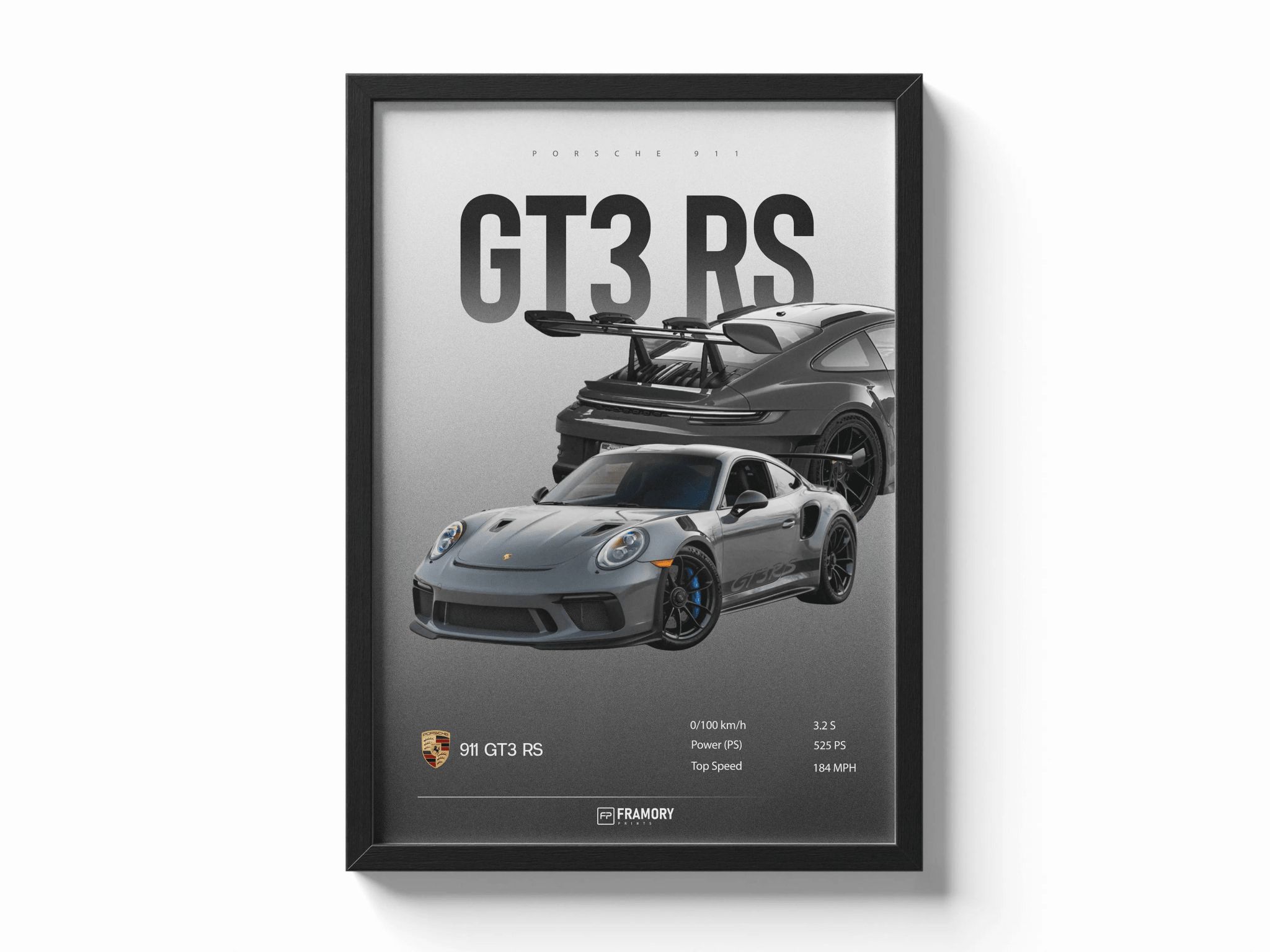 Porsche 911 GT3 RS poster — Framory Prints