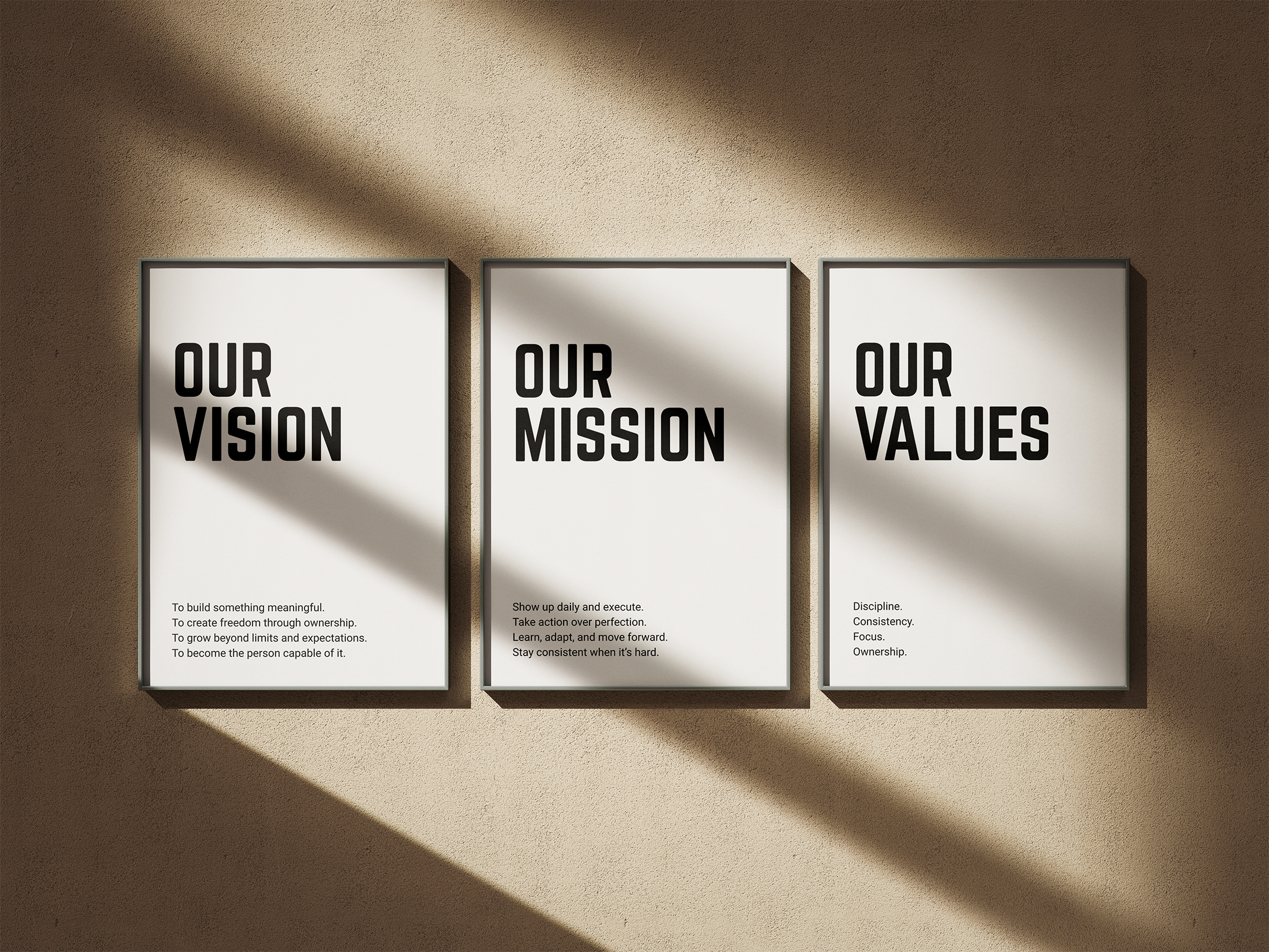 Entrepreneur Posters (SET OF 3)