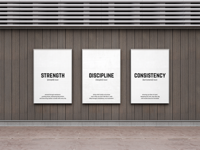 Gym Posters (SET OF 3)