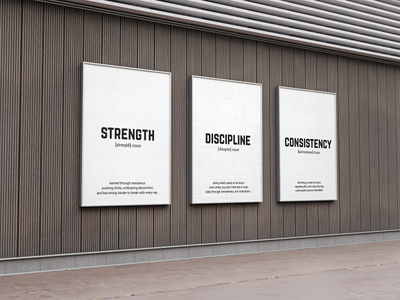 Gym Posters (SET OF 3)