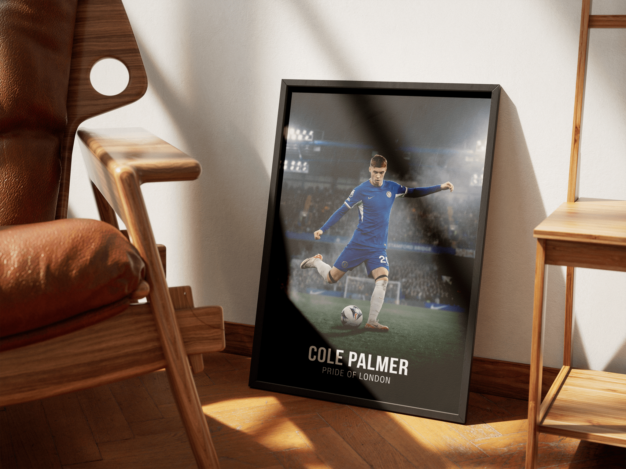 Pride of London — Chelsea FC poster styled room photo 2