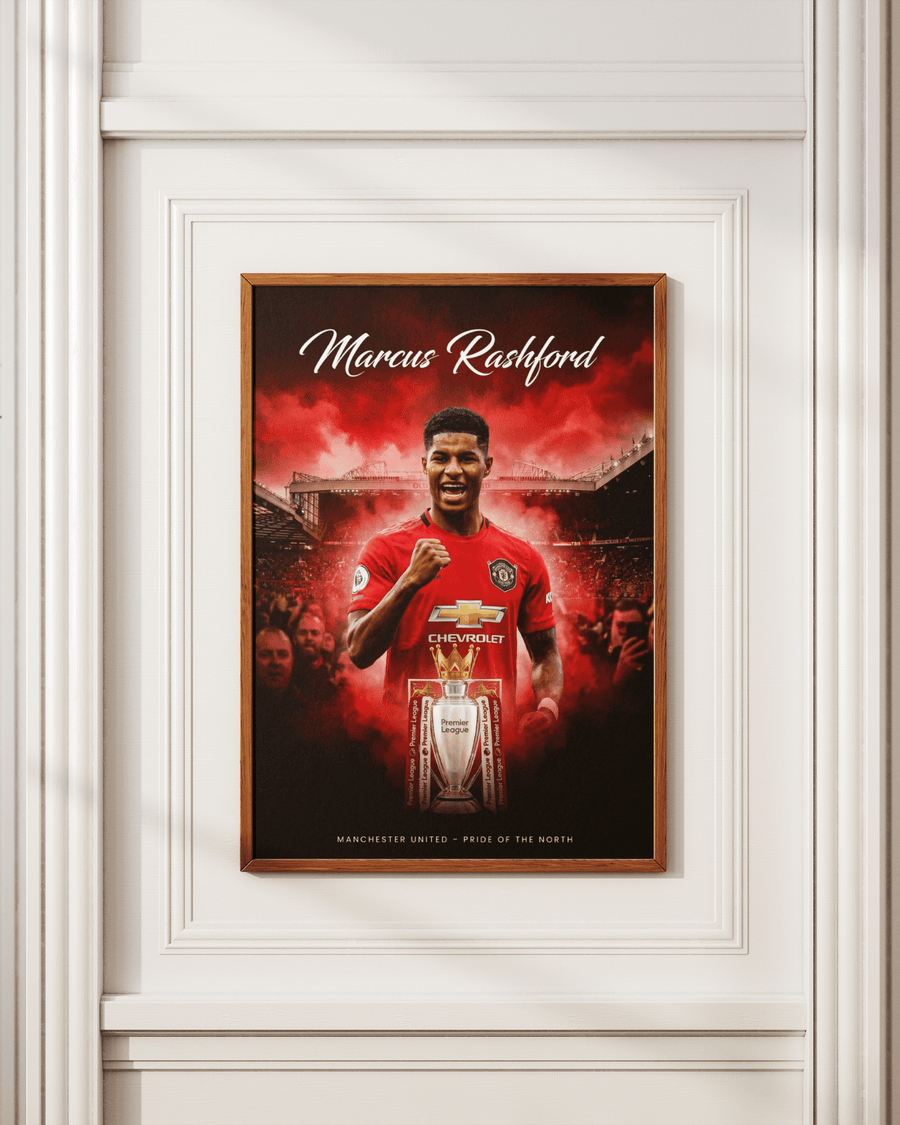 Pride of the North — Manchester United poster styled room photo 6