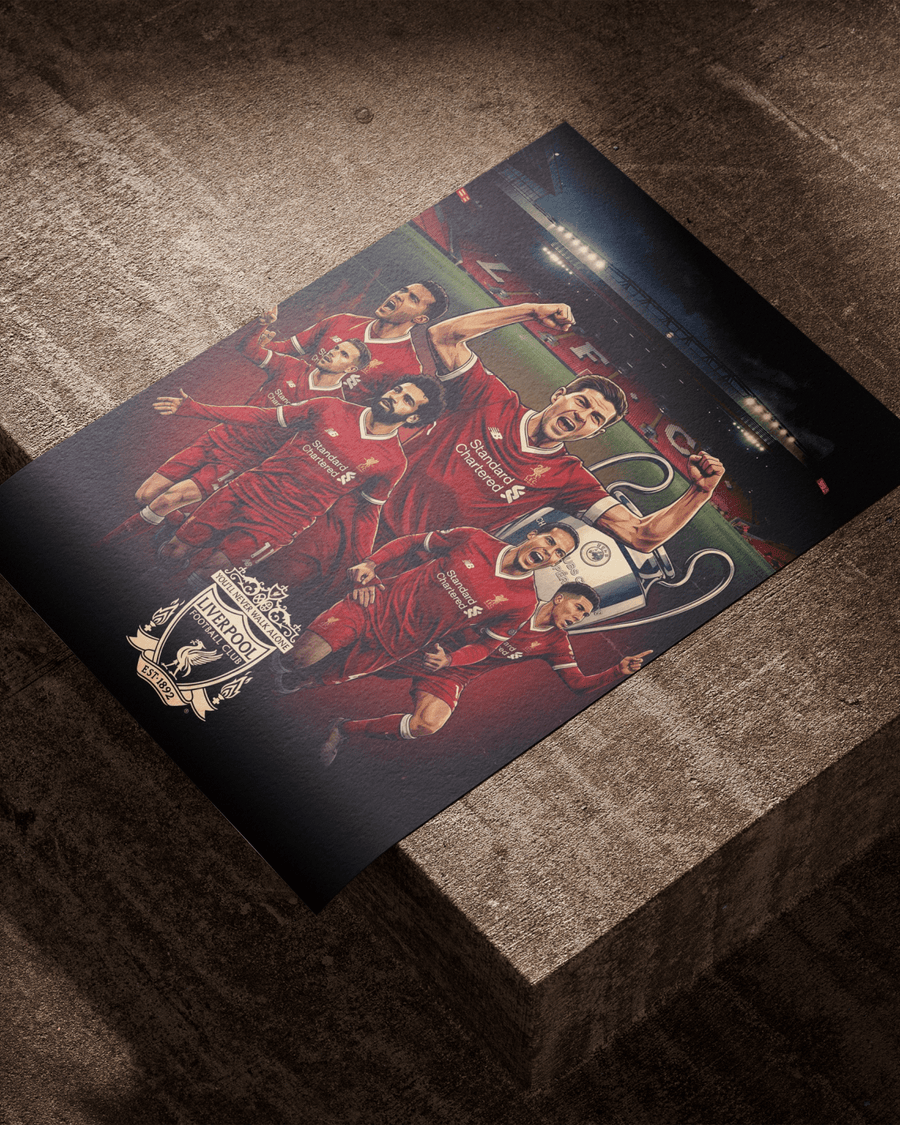 The Legends — Liverpool FC poster styled room photo 6