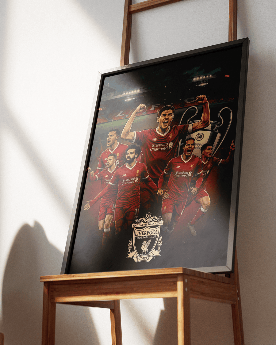 The Legends — Liverpool FC poster styled room photo 3