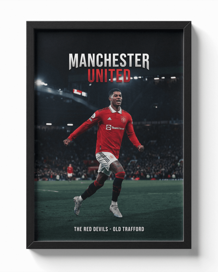 The Red Devils — Manchester United poster — Framory Prints