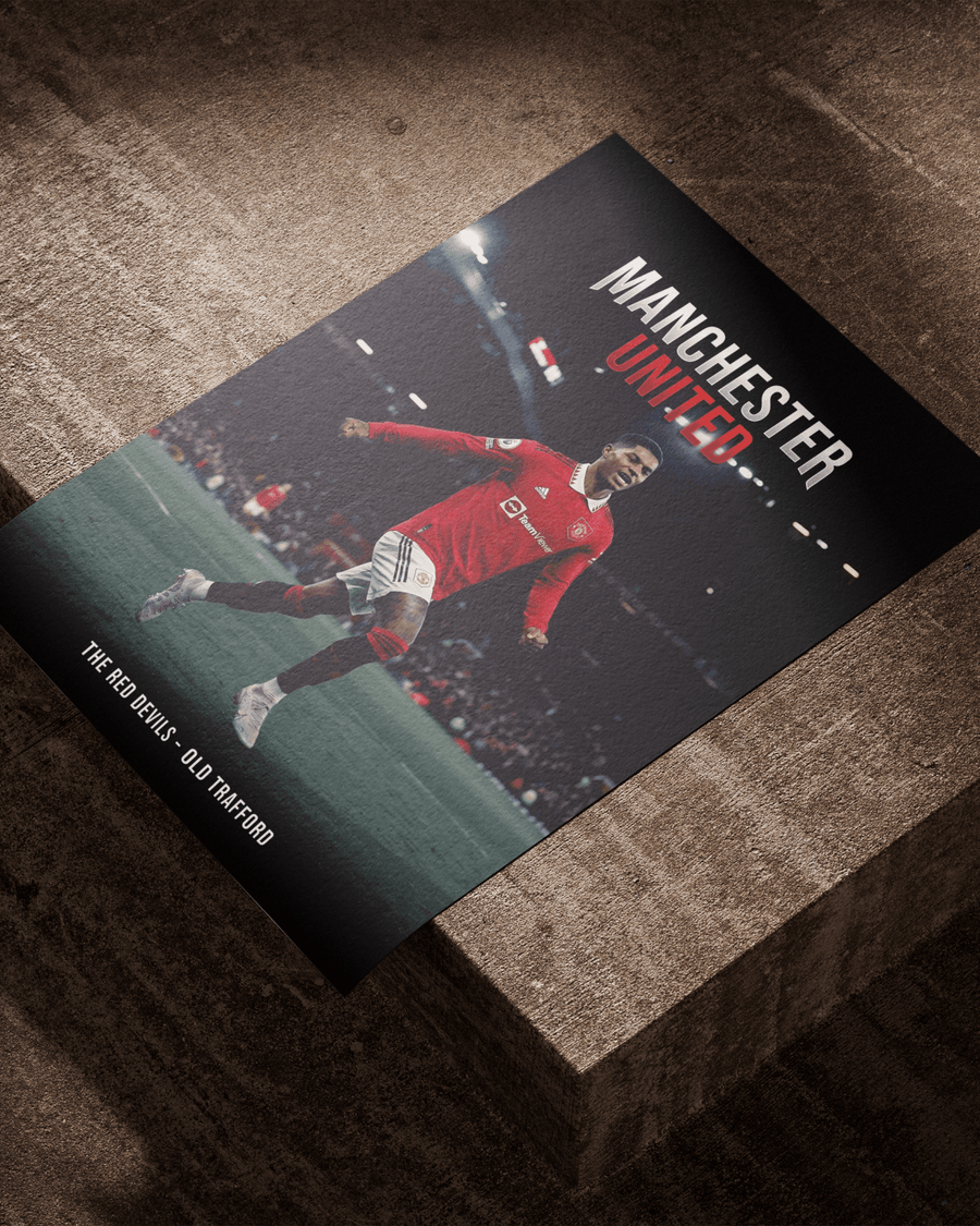 The Red Devils — Manchester United poster styled room photo 5