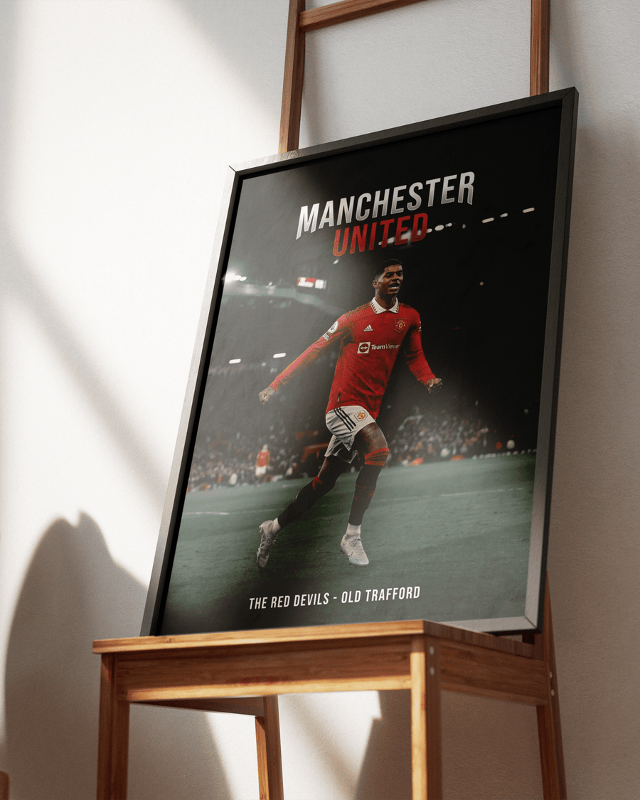 The Red Devils — Manchester United poster styled room photo 7