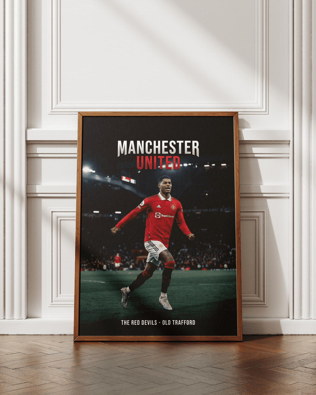 The Red Devils — Manchester United poster styled room photo 2