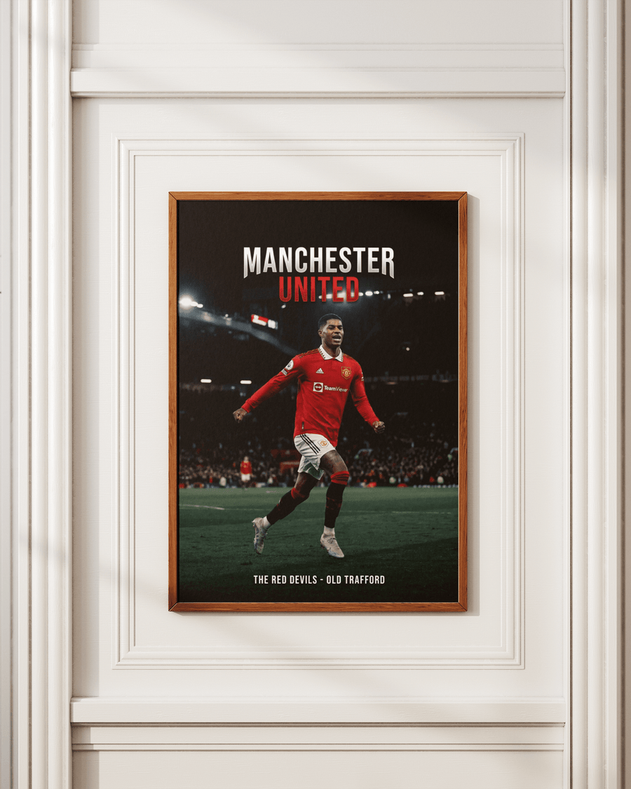 The Red Devils — Manchester United poster styled room photo 3