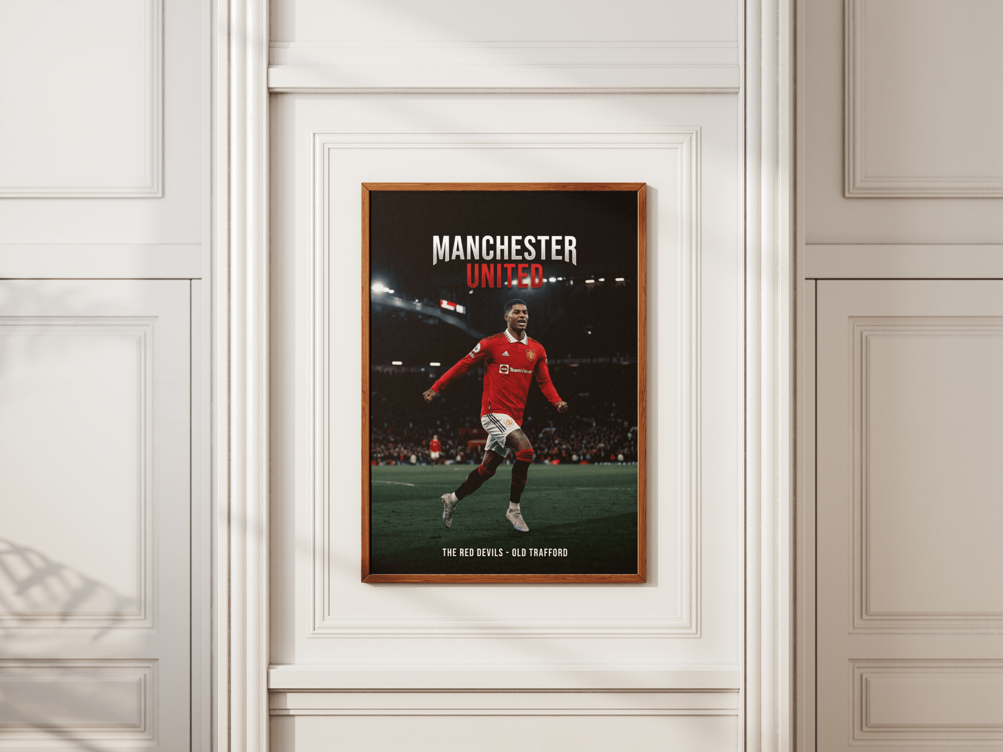 The Red Devils — Manchester United poster styled room photo 3