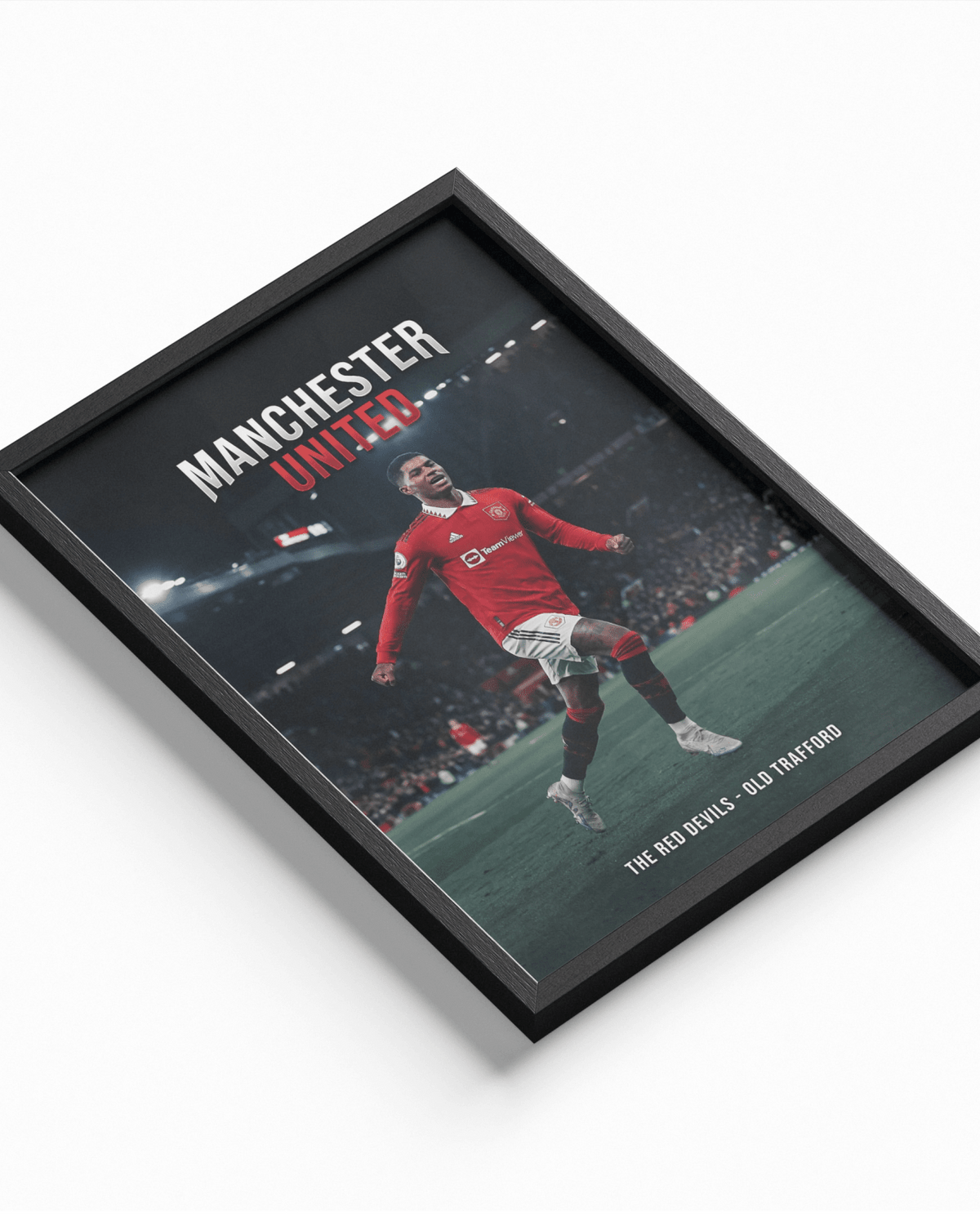 The Red Devils — Manchester United poster styled room photo 1