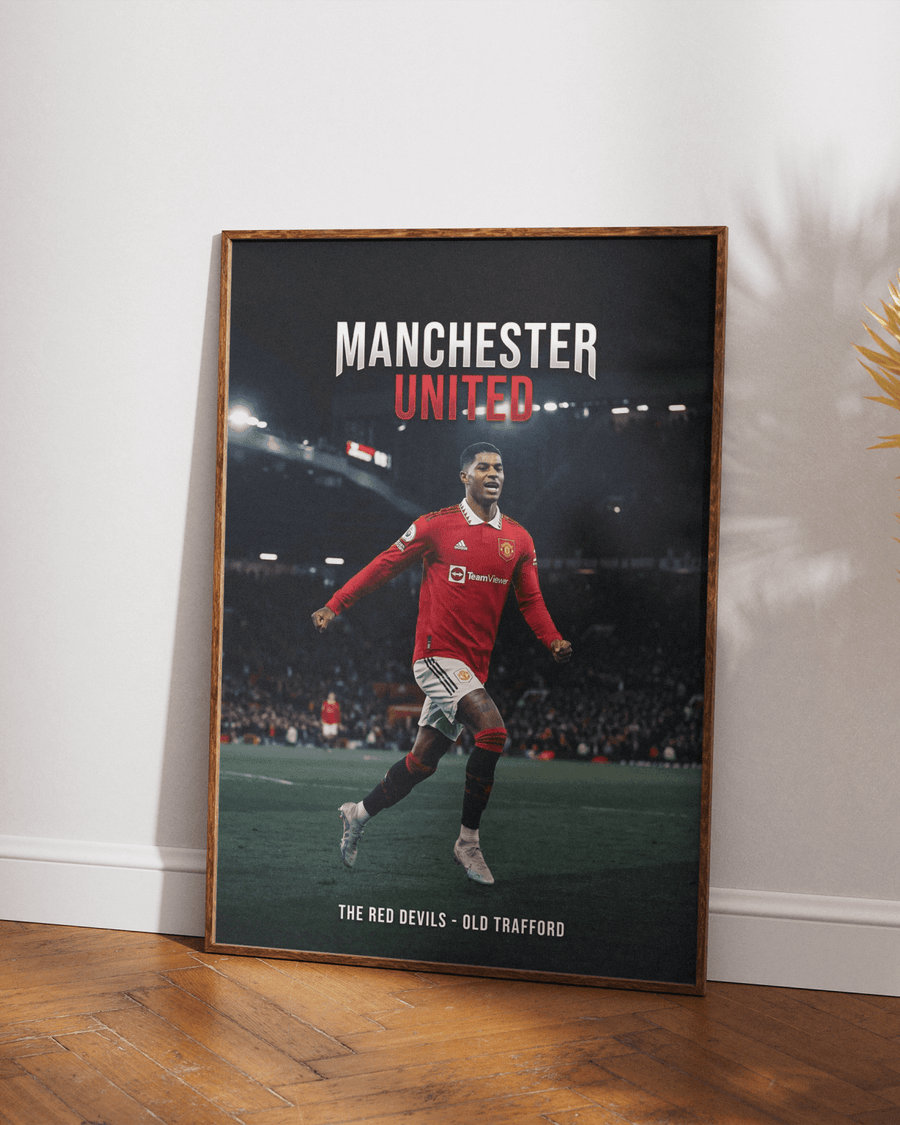 The Red Devils — Manchester United poster styled room photo 4