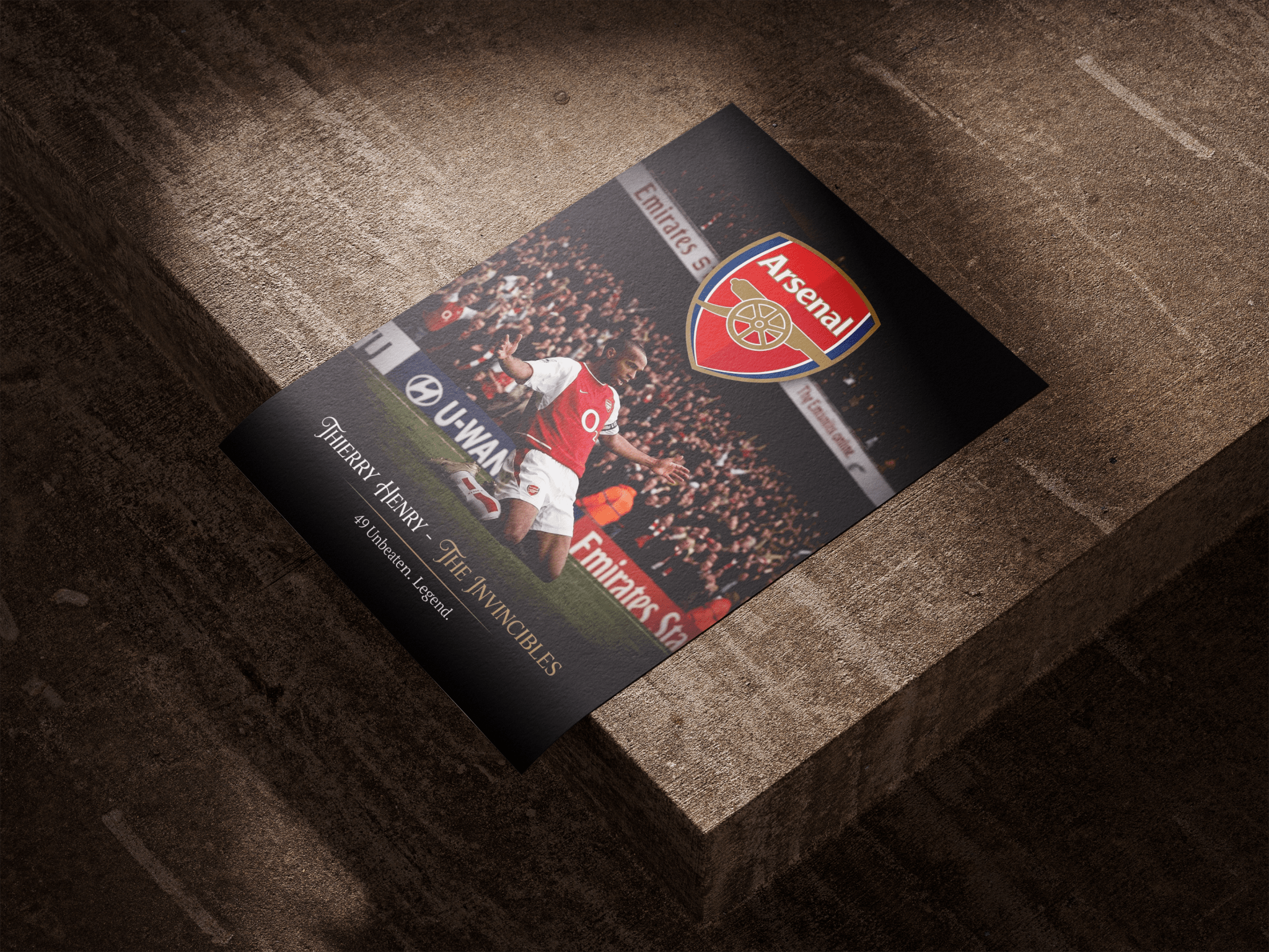 Thierry Henry poster styled room photo 6