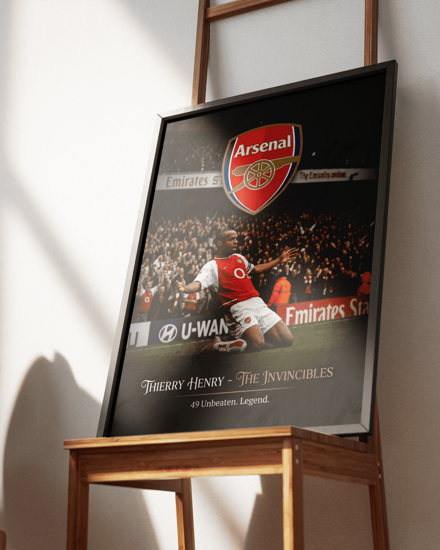 Thierry Henry poster styled room photo 2