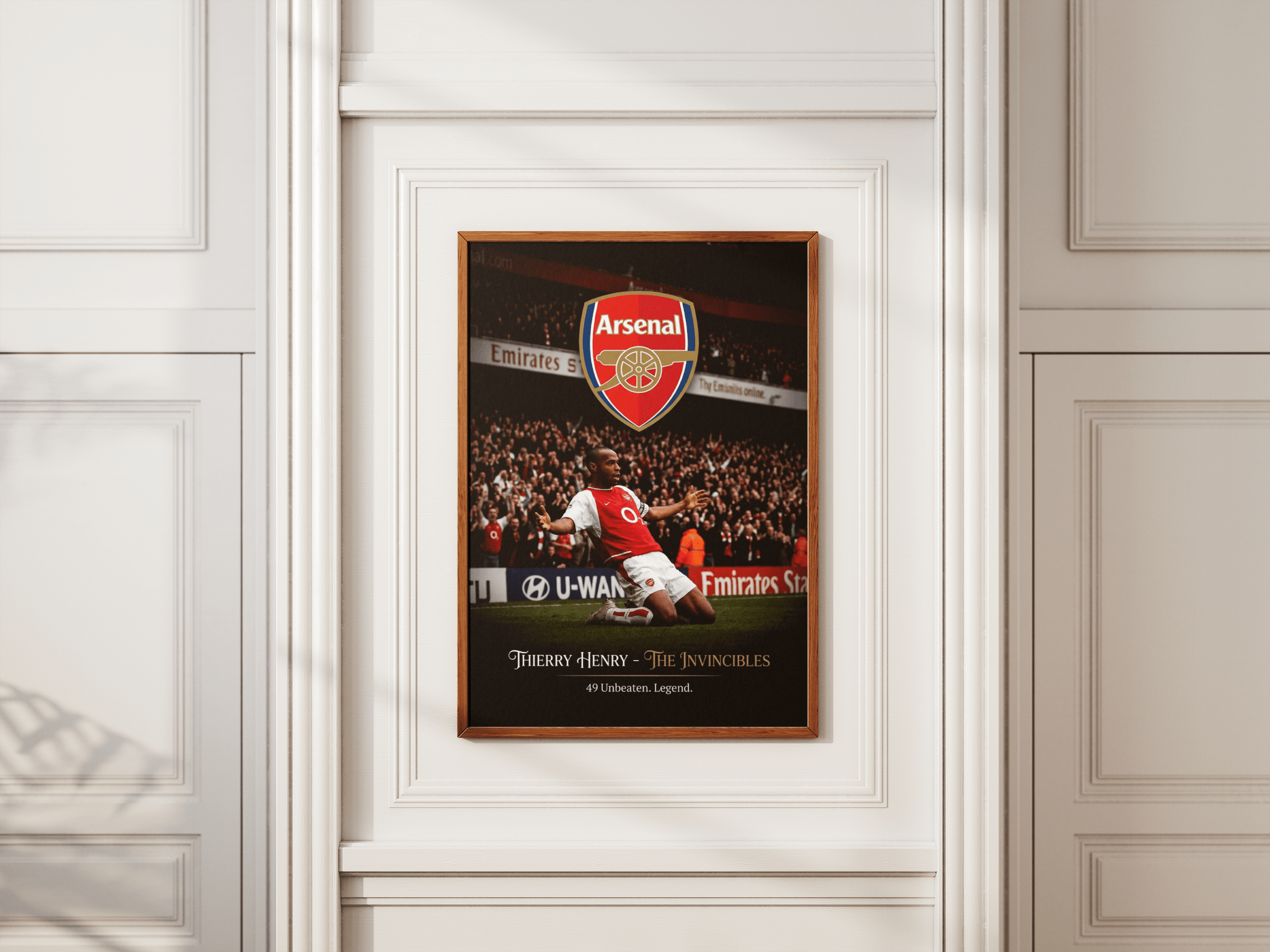 Thierry Henry poster styled room photo 4
