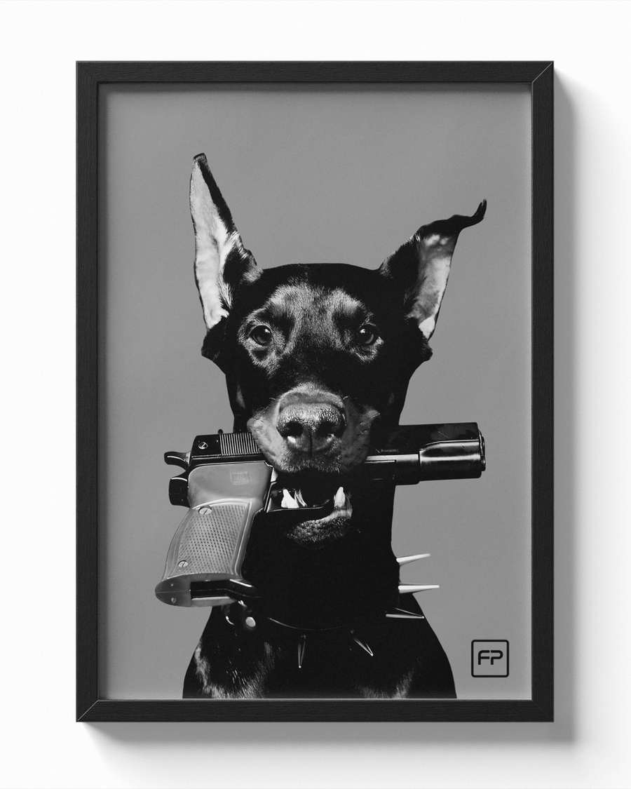 Street Art Dog poster — Framory Prints