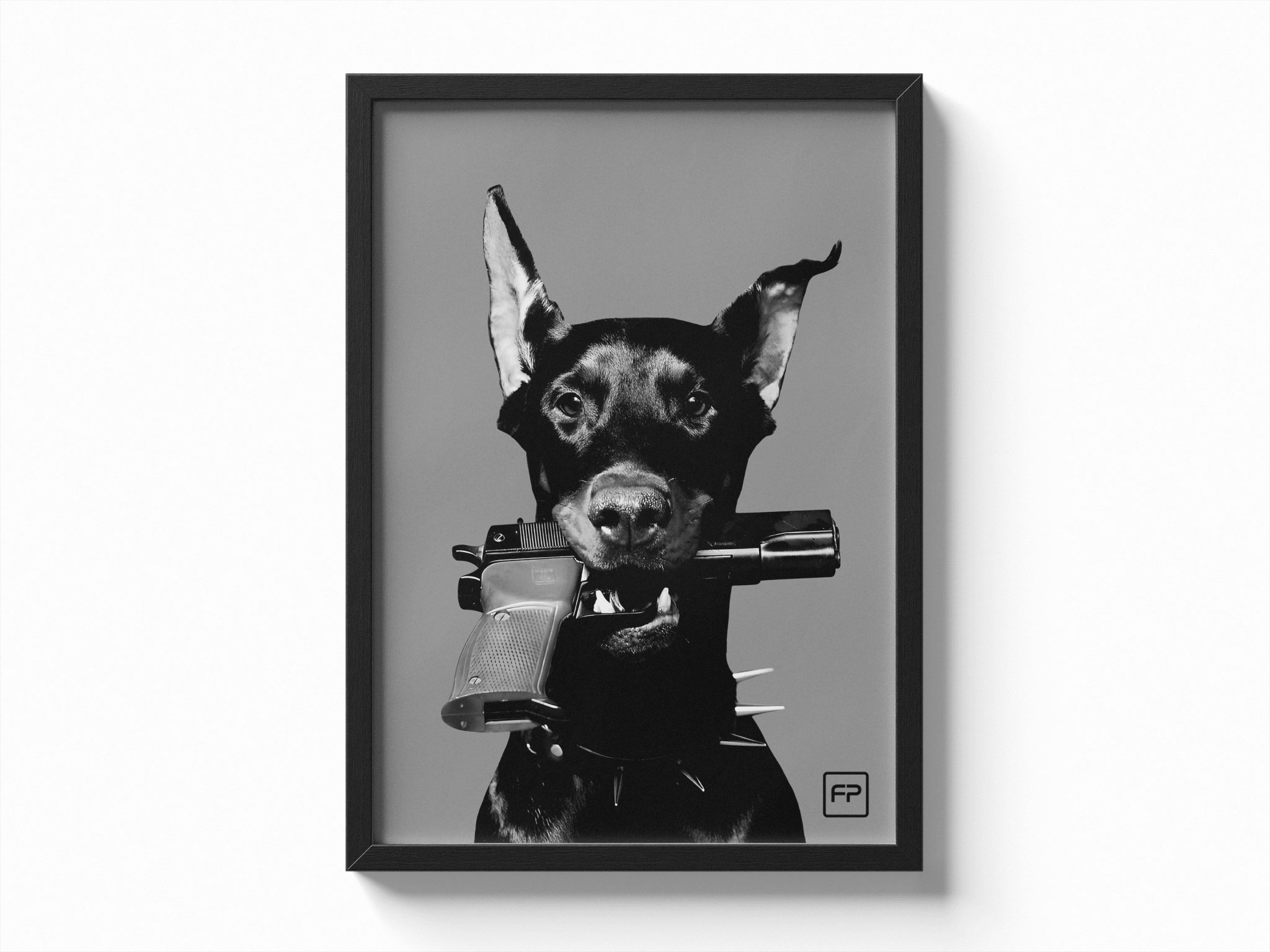 Street Art Dog poster — Framory Prints
