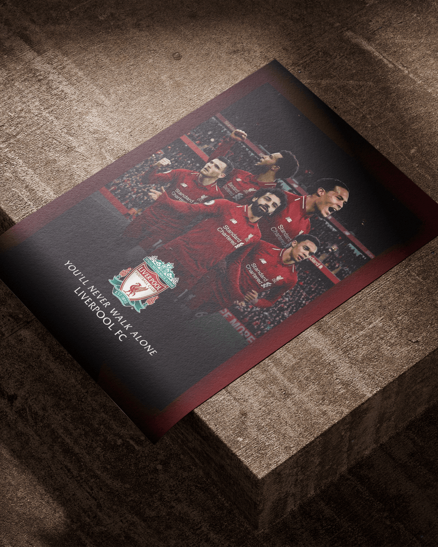 You'll Never Walk Alone — Liverpool FC poster styled room photo 4