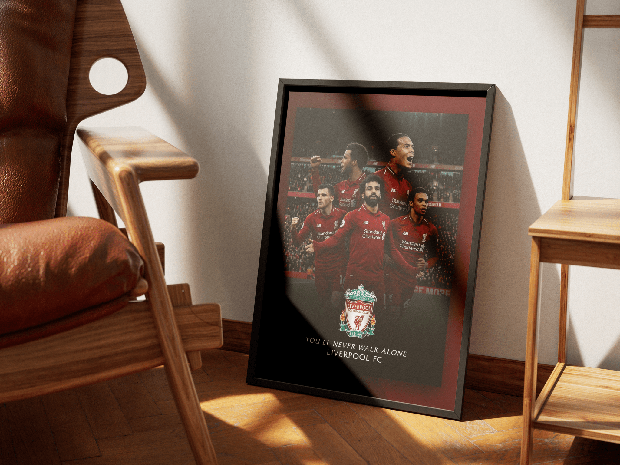 You'll Never Walk Alone — Liverpool FC poster styled room photo 5
