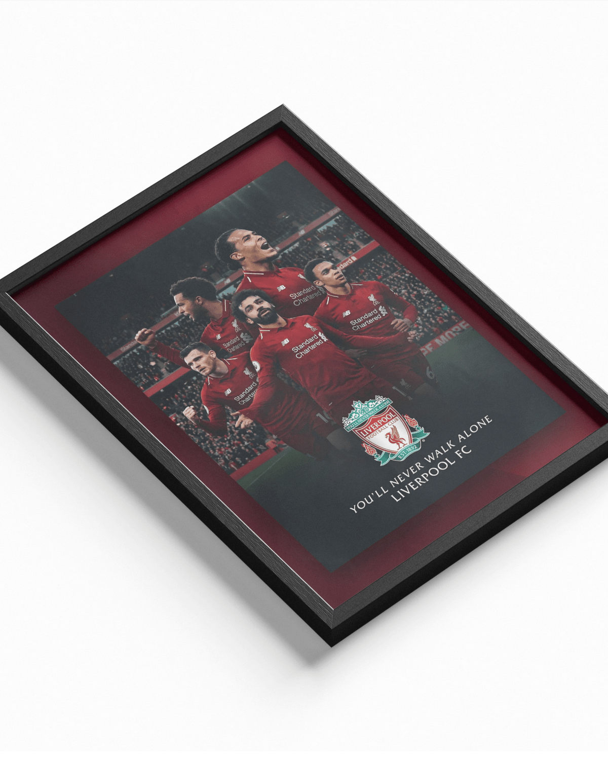 You'll Never Walk Alone — Liverpool FC poster styled room photo 1