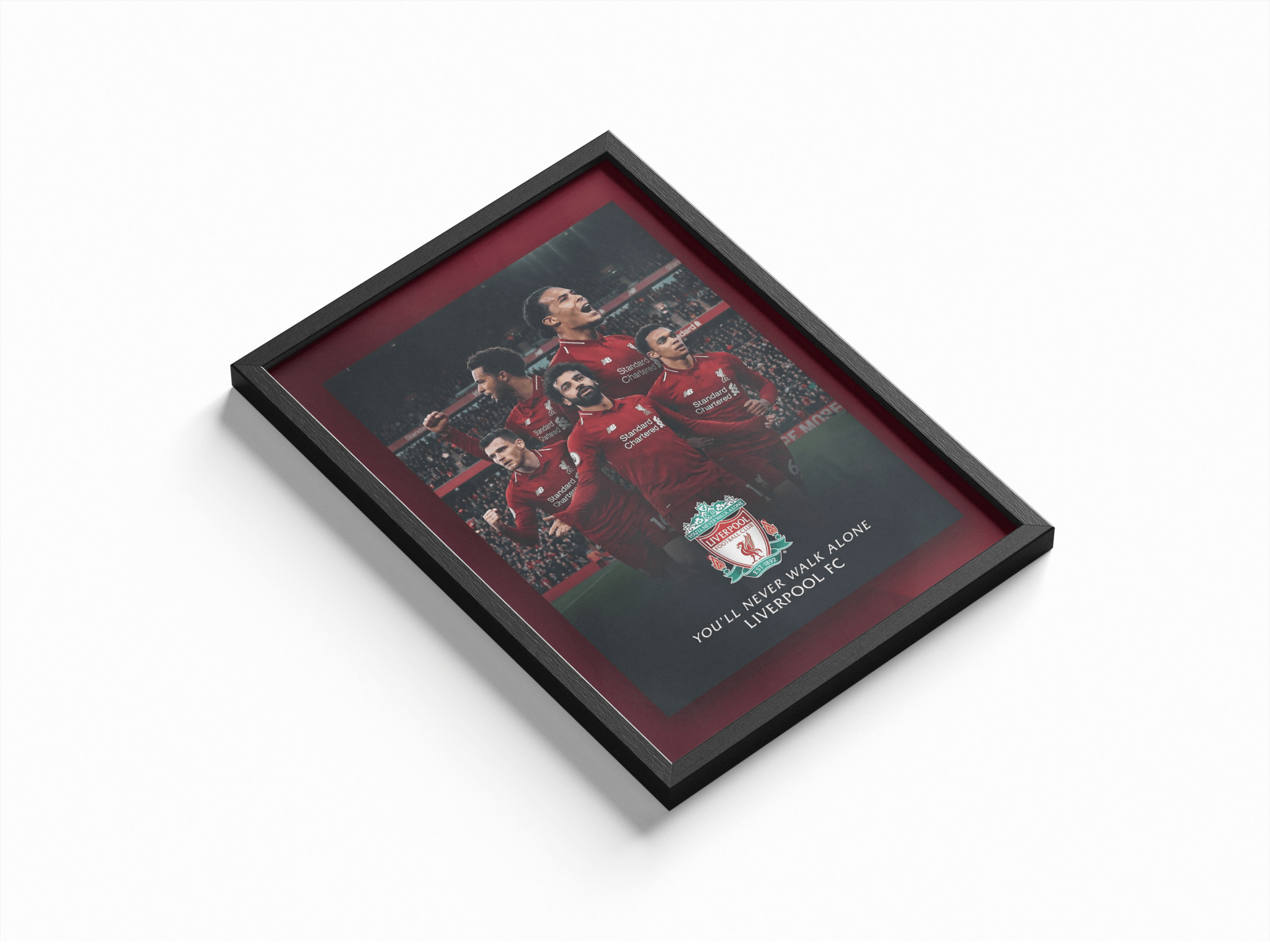 You'll Never Walk Alone — Liverpool FC poster styled room photo 1
