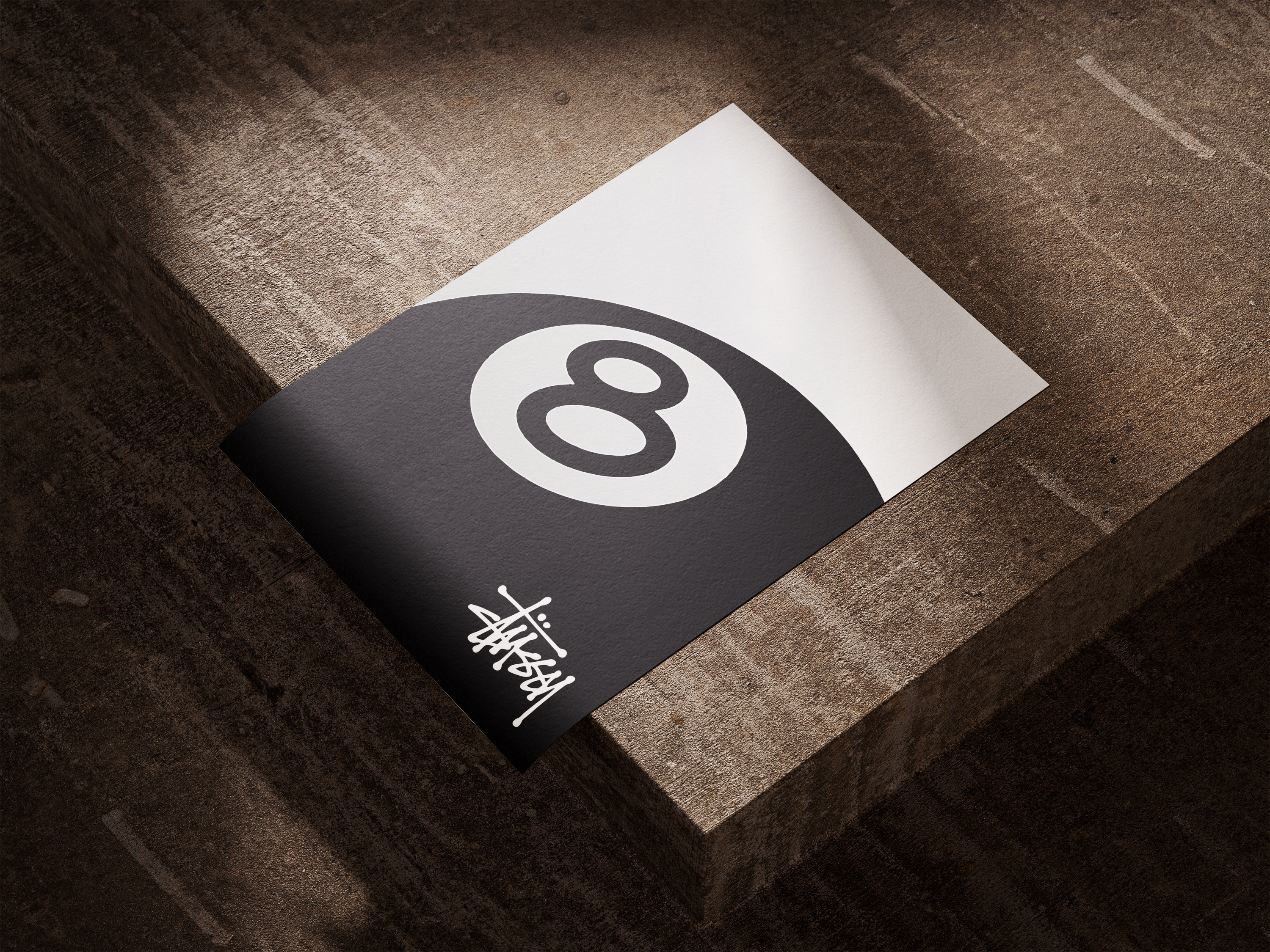 8-BALL STUSSY STYLE