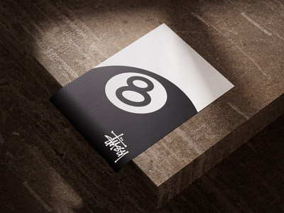 8-BALL STUSSY STYLE