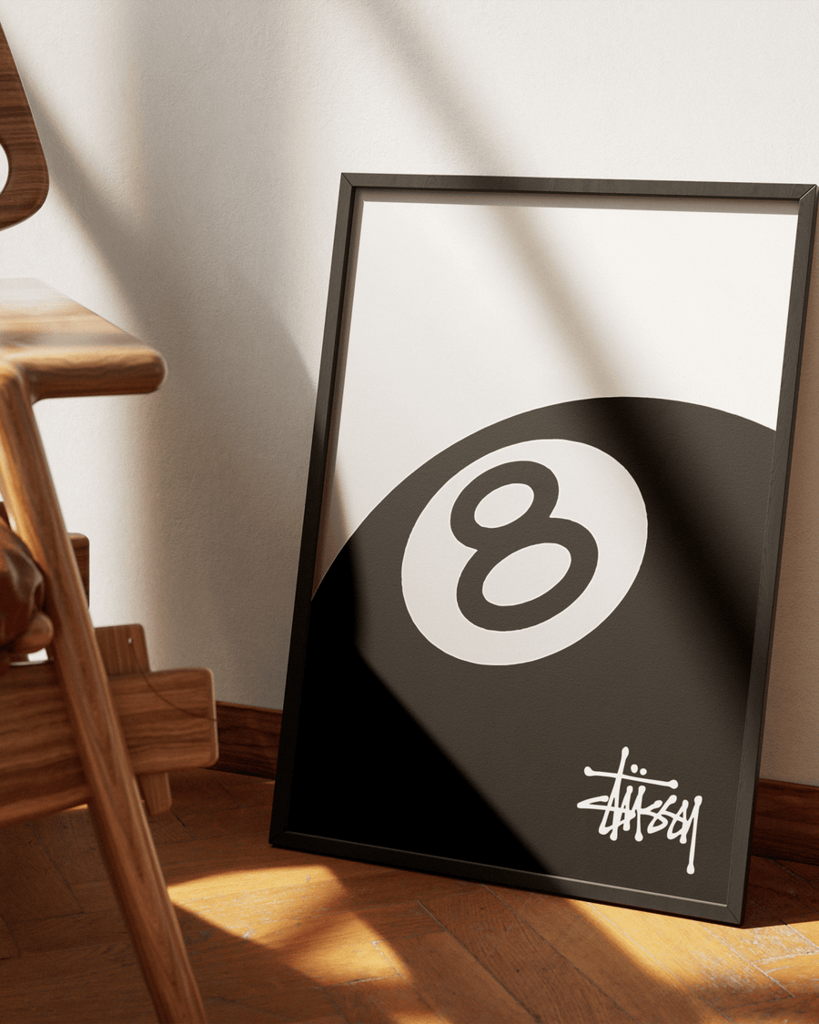 8-BALL STUSSY STYLE poster styled room photo 6