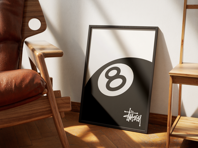 8-BALL STUSSY STYLE