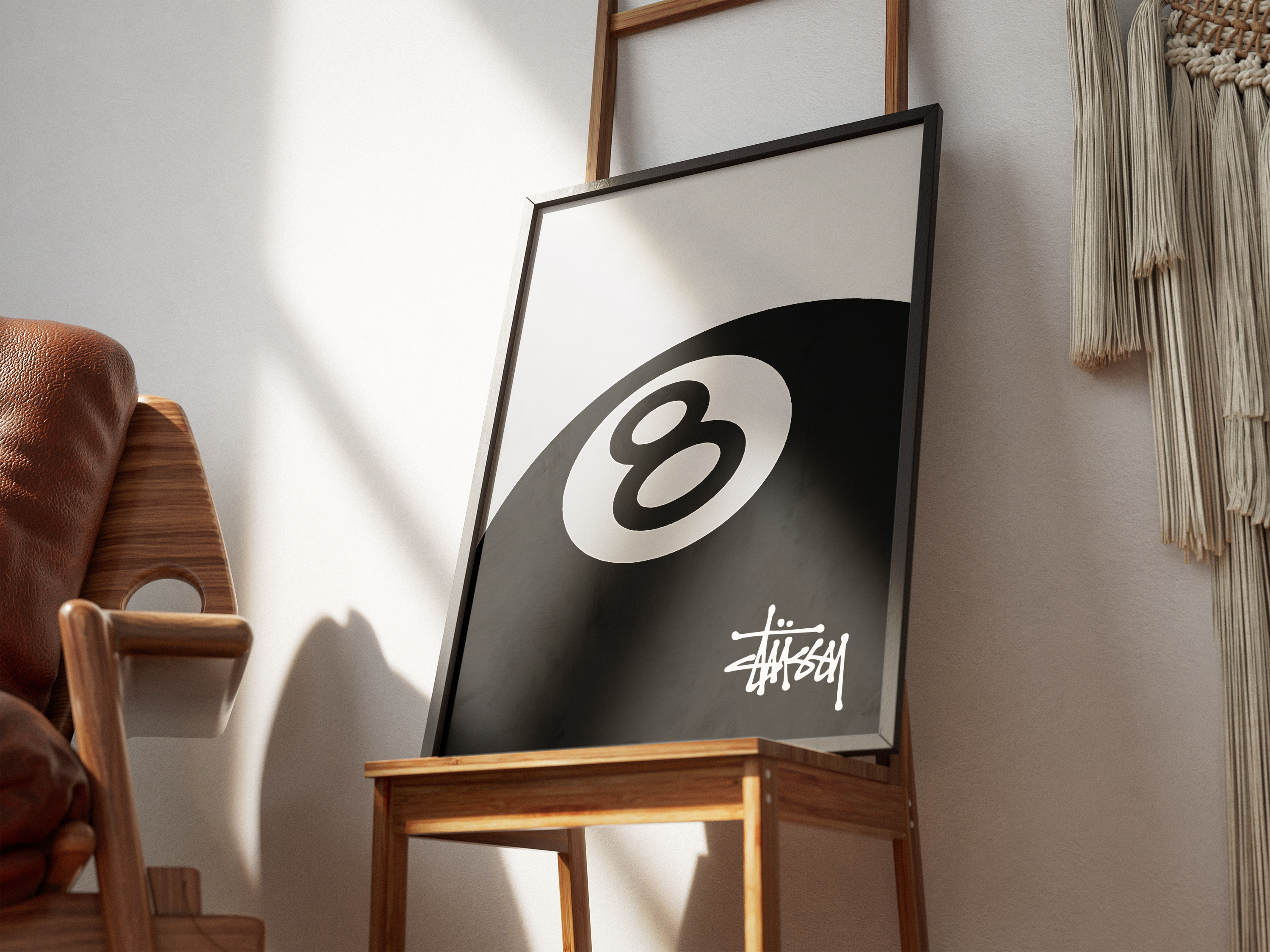 8-BALL STUSSY STYLE