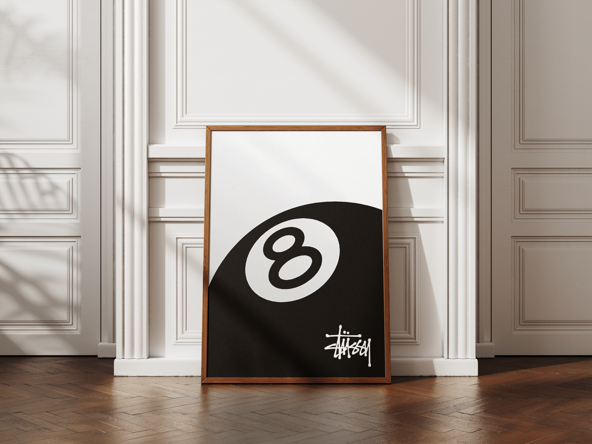 8-BALL STUSSY STYLE poster styled room photo 2