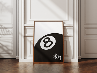 8-BALL STUSSY STYLE
