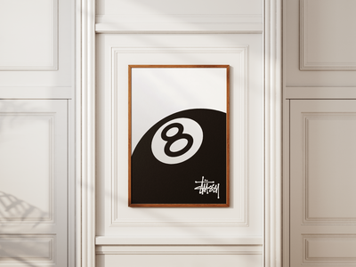 8-BALL STUSSY STYLE