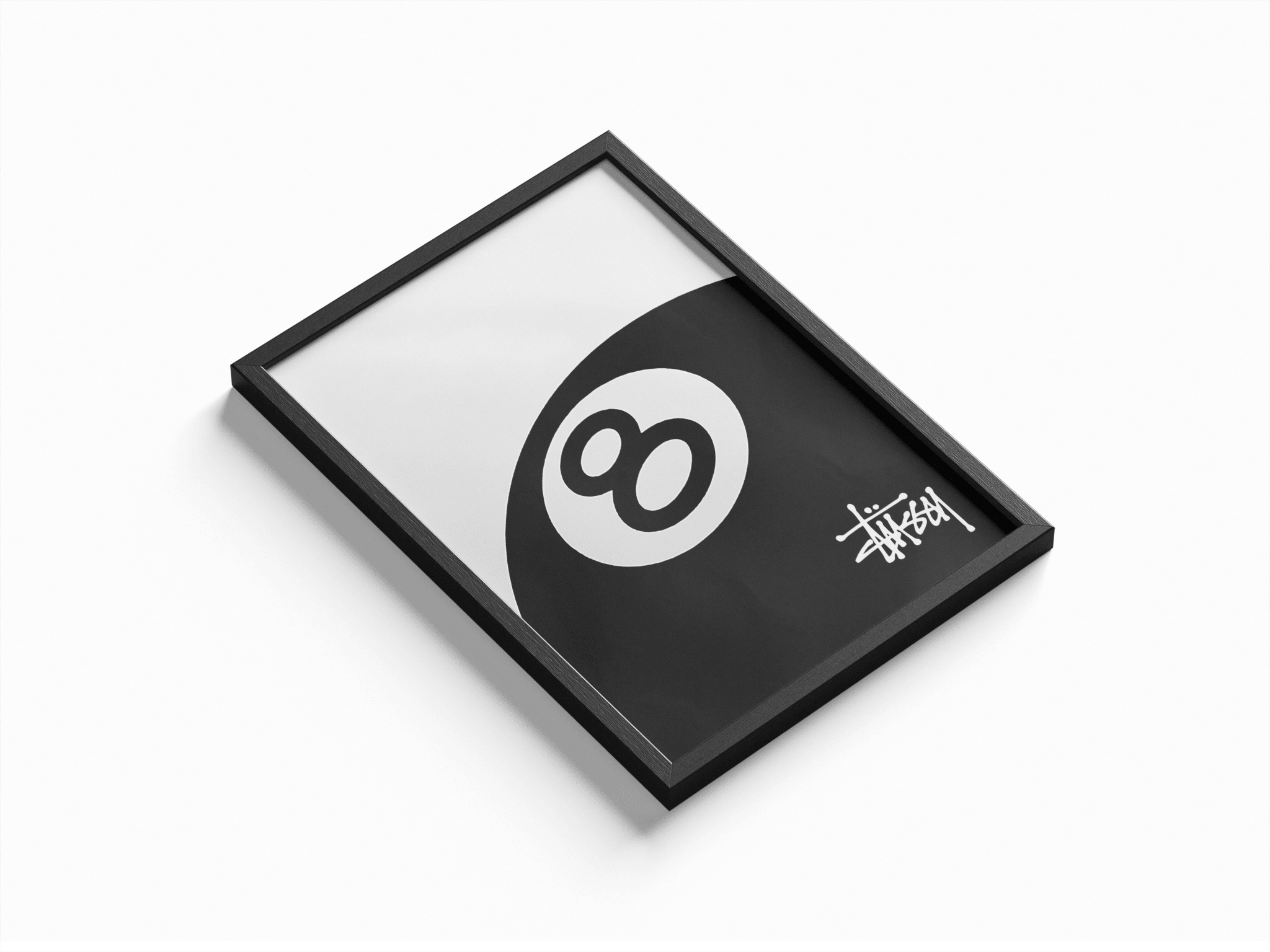 8-BALL STUSSY STYLE poster styled room photo 1