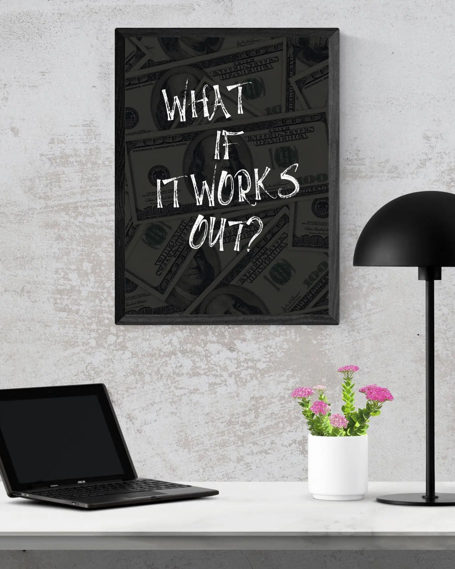 What if it all works out? 2 poster styled room photo 4