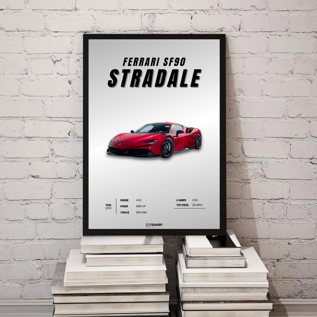 Ferrari SF90 Stradale Framory Prints