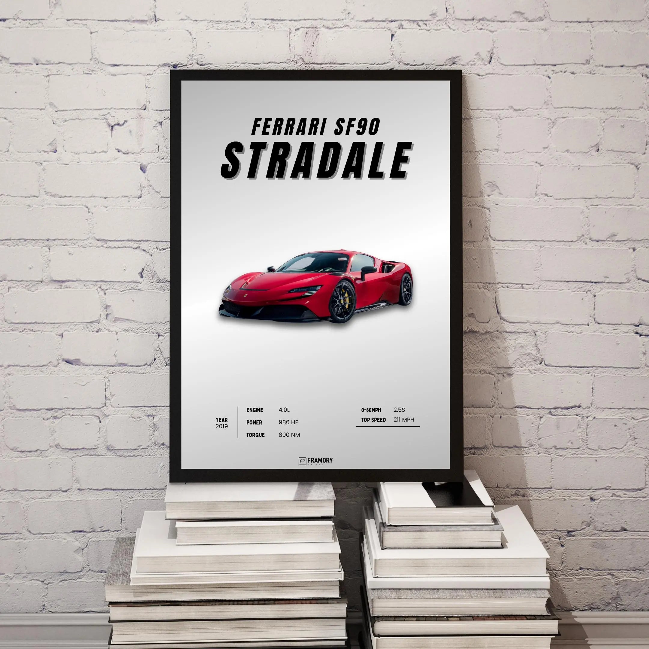 Ferrari SF90 Stradale Framory Prints