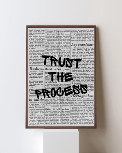 Trust the Process Framory Prints